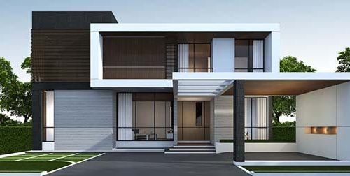 Fasad Rumah 1 Lantai Modern