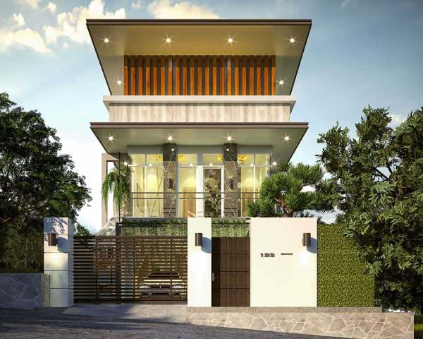 Desain Villa Minimalis 2 Lantai