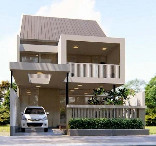 Desain Rumah 8x20 1 Lantai