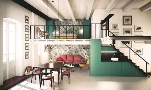 Desain Rumah Mezzanine Modern