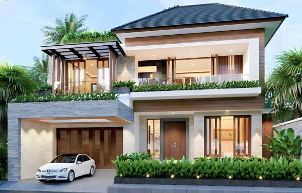 Desain Rumah Elegan 2 Lantai