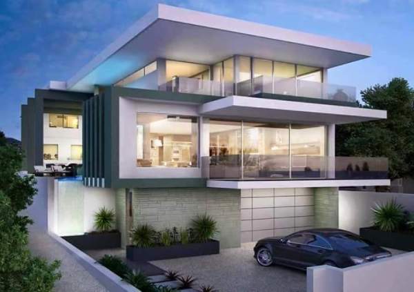 model rumah mewah modern