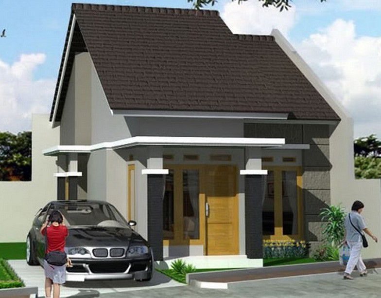 Model Rumah Type 21 Minimalis dengan Rooftop