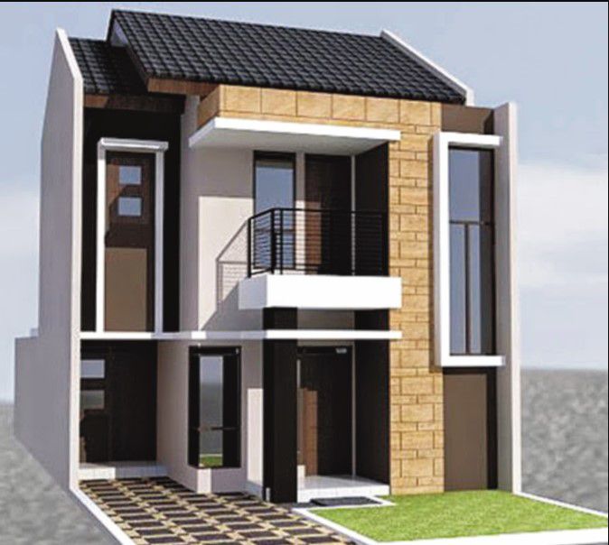 ide desain rumah type 21 minimalis modern