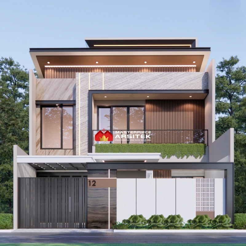 Rumah Mewah Tropis Kontemporer