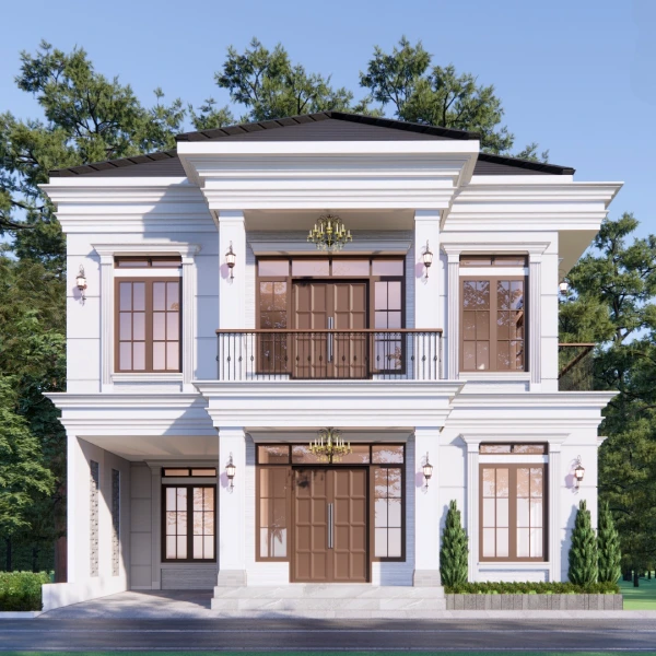 Desain Rumah Klasik American