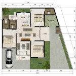 Denah Rumah 3 Kamar