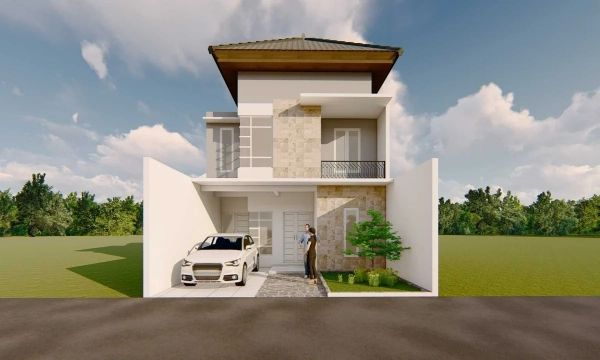 Desain Rumah 6x10 2 Lantai