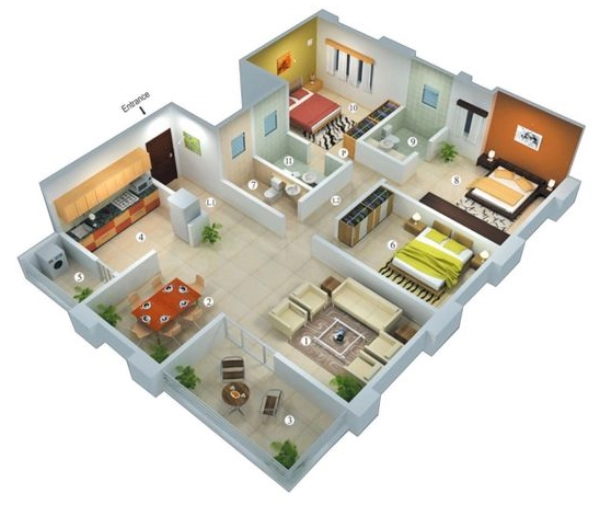 Faktor Penting dalam Memilih Denah Rumah 3 Kamar