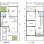 denah rumah minimalis 6x10