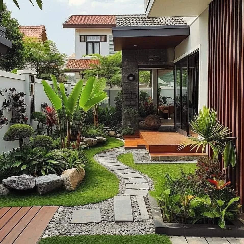 dekorasi taman minimalis