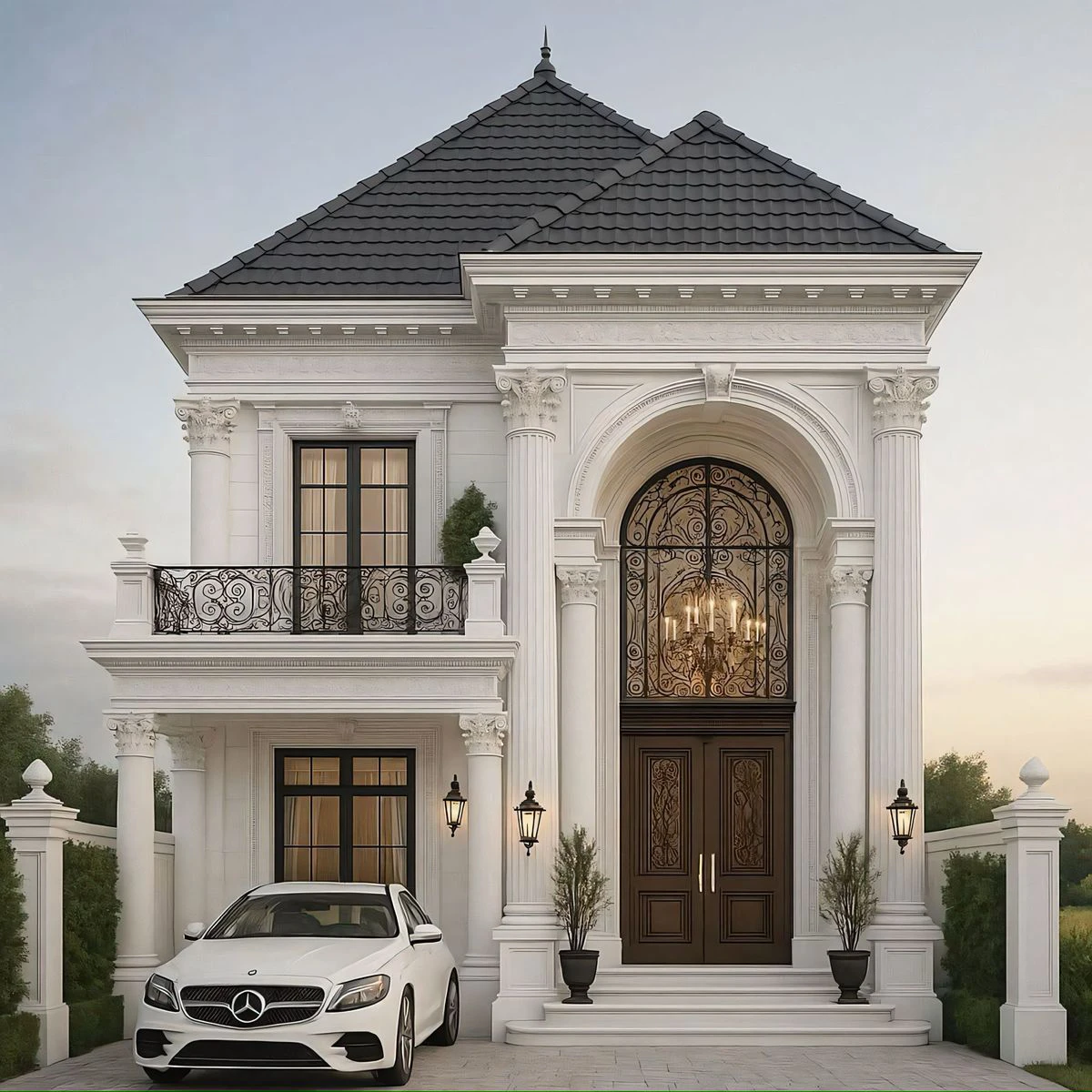 cat rumah mewah