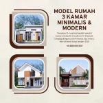 Model Rumah 3 Kamar Minimalis & Modern
